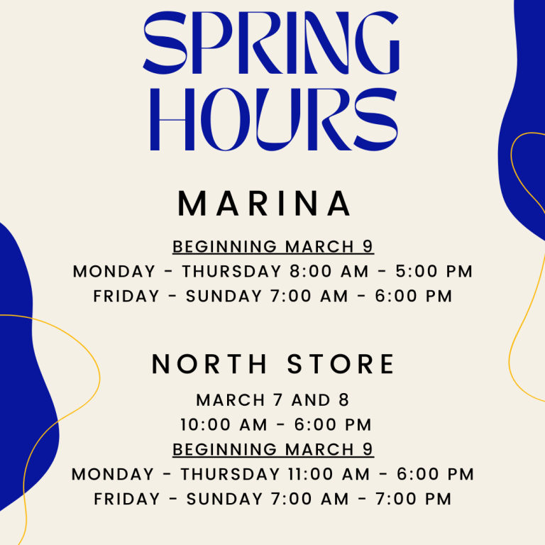Holiday Harbor Spring Hours